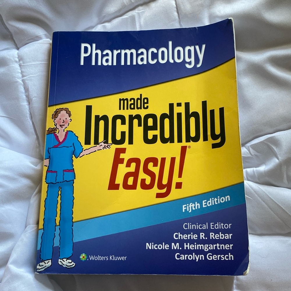 Pharmacology Made Incredibly Easy book